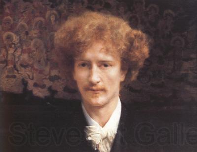 Alma-Tadema, Sir Lawrence Portrait of Ignacy Jan Paderewski (mk23) Germany oil painting art